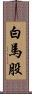 白馬股 Scroll