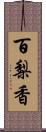 百梨香 Scroll