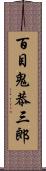 百目鬼恭三郎 Scroll