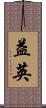 益英 Scroll