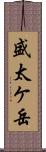盛太ケ岳 Scroll