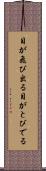 目が飛び出る Scroll