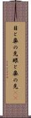 目と鼻の先 Scroll
