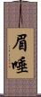 眉唾 Scroll