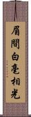 眉間白毫相光 Scroll