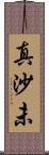 真沙未 Scroll