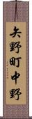 矢野町中野 Scroll