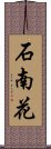 石南花 Scroll