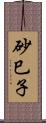 砂巳子 Scroll