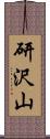 研沢山 Scroll