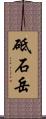 砥石岳 Scroll