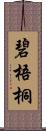 碧梧桐 Scroll