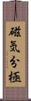 磁気分極 Scroll