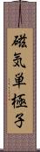 磁気単極子 Scroll