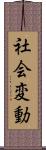 社会変動 Scroll