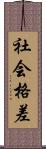 社会格差 Scroll