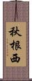 秋根西 Scroll