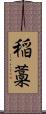稲藁 Scroll