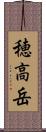 穂高岳 Scroll