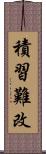 積習難改 Scroll