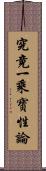 究竟一乘寶性論 Scroll