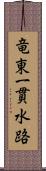 竜東一貫水路 Scroll