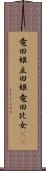 竜田姫 Scroll