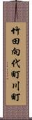 竹田向代町川町 Scroll
