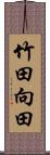 竹田向田 Scroll