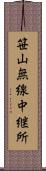 笹山無線中継所 Scroll