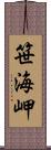 笹海岬 Scroll