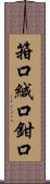 箝口;緘口;鉗口 Scroll