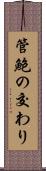管鮑の交わり Scroll