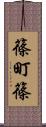 篠町篠 Scroll