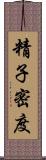 精子密度 Scroll