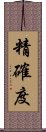 精確度 Scroll