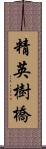 精英樹橋 Scroll