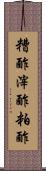糟酢 Scroll