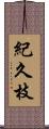 紀久枝 Scroll