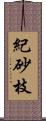 紀砂枝 Scroll