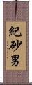 紀砂男 Scroll