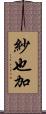 紗也加 Scroll