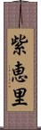 紫恵里 Scroll