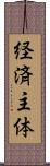 経済主体 Scroll