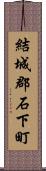 結城郡石下町 Scroll