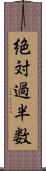 絶対過半数 Scroll