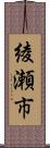 綾瀬市 Scroll