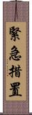 緊急措置 Scroll