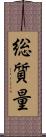 総質量 Scroll