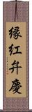 縁紅弁慶 Scroll